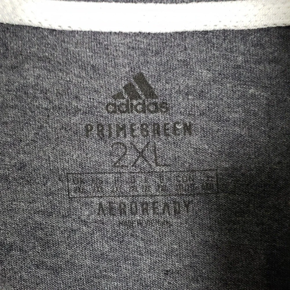 Adidas Aeroready Primegreen Hoodie Mens 2XL Grey Athletic Sportswear Gym